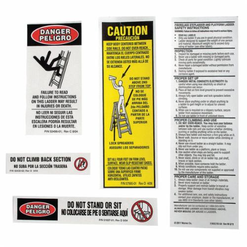 Replacement Ladder Labels