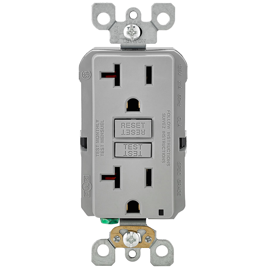 Leviton® GFNT2-GY 912900