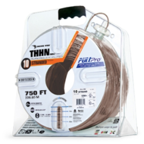 Encore Wire THHN-CU-10-STR-BRN-1500FT-PP 982637