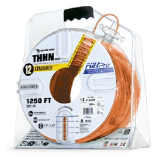 Encore Wire THHN-CU-12-STR-ORG-2500FT-PP 982601