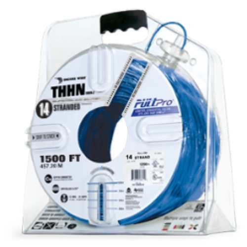 Encore Wire THHN-CU-14-STR-BLU-3000FT-PP 982453