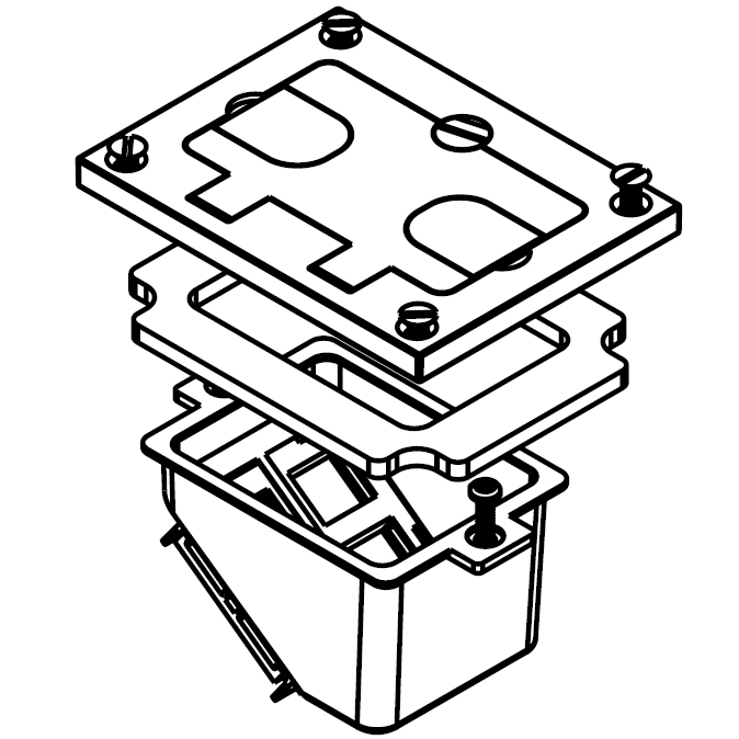 Wiremold® 828COMTCAL 827341