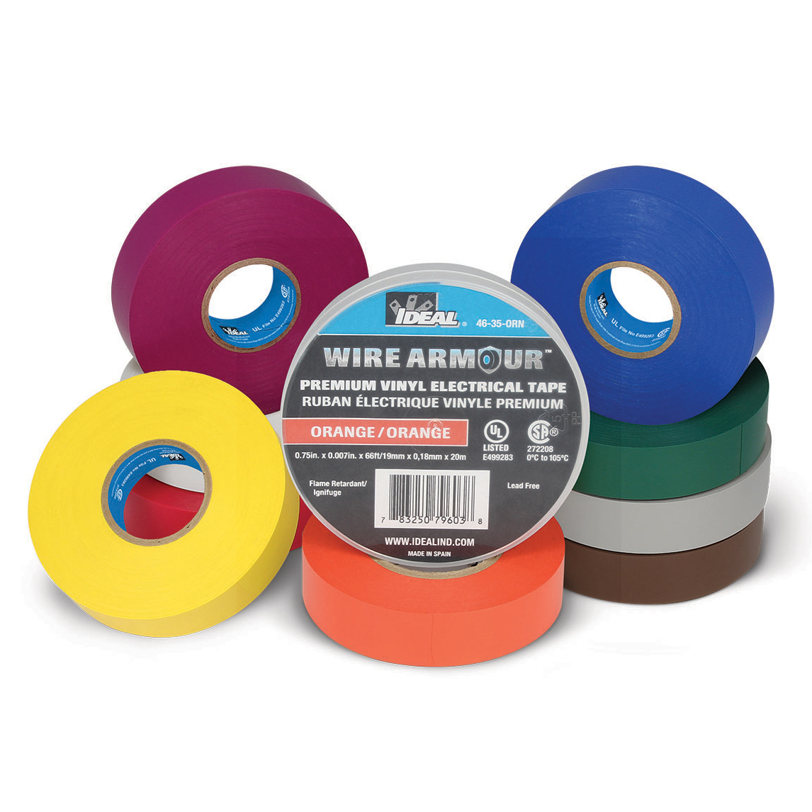 3M - 35-PINK-3/4X66FT - Scotch Vinyl Color Coding Electrical Tape